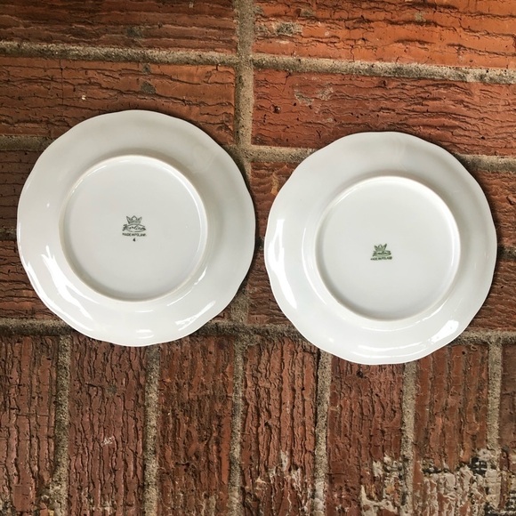 Set of 2 Favolina Karolina Made in Poland Bread & Butter Plates Summer Garden - Picture 7 of 7